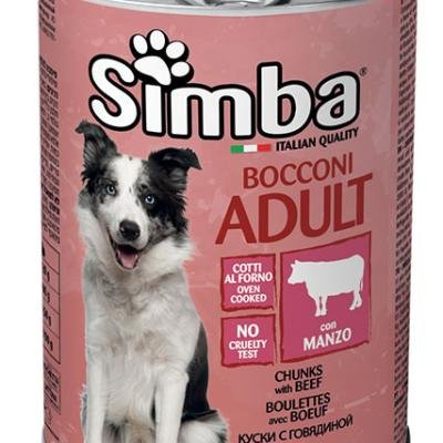 SIMBA DOG Chunks with veal