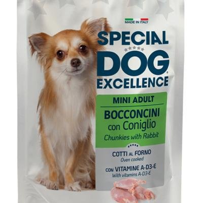 SPECIAL DOG Excellence Mini Adult Chunkies with Rabbit