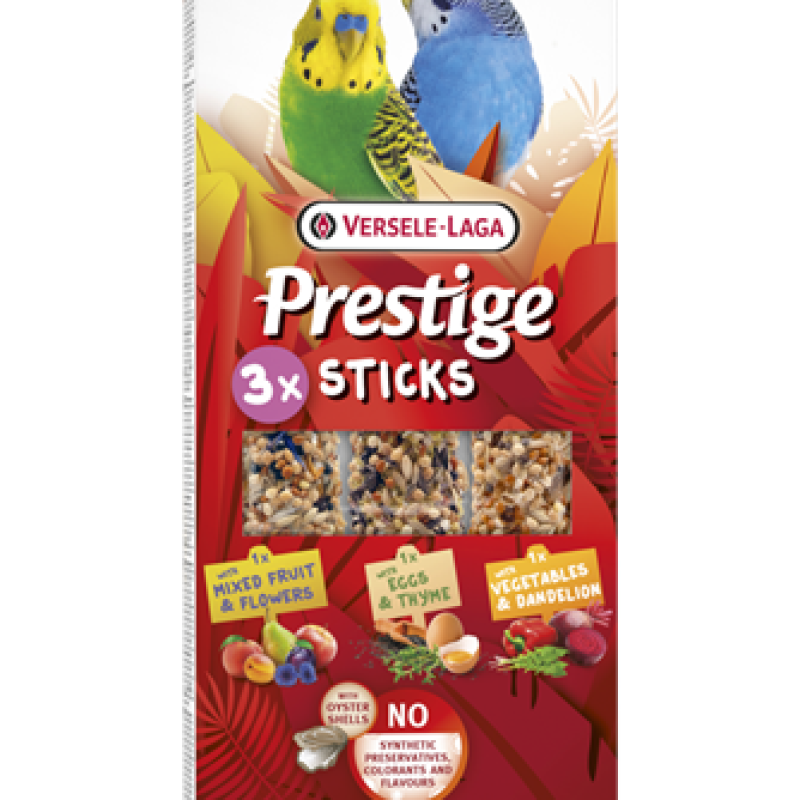 STICKS Budgies triple variety pack 90gr