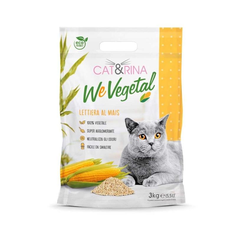 Наполнитель кукурузный Cat&Rina